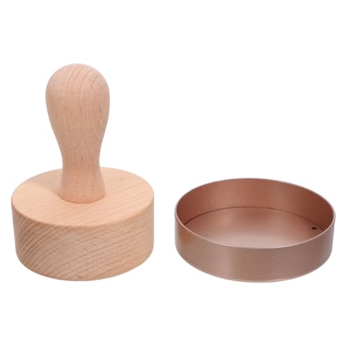 VICASKY 1set Metal Tart Removable Bottom and Rod Non-stick Kitchen Baking Tart for Pies Cakes and Desserts High Temperature