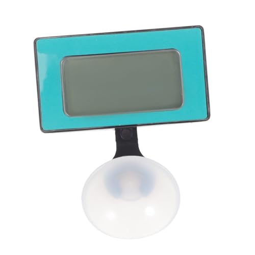 Toddmomy Aquarium Thermometer Waterproof Digital Temperature Meter Indoor Water Temp Meter Fish Tank Temp Gauge Suction Cup