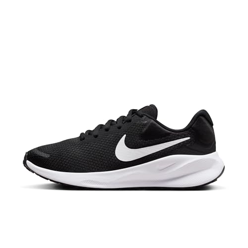 Nike Femme W Revolution 7 Road-Running-Shoes, Black White, 40.5 EU