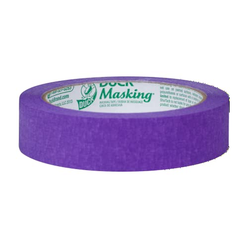 Image of Duck Brand Color Masking Tape, Purple, .94 in. x 30 yd, 6 Rolls