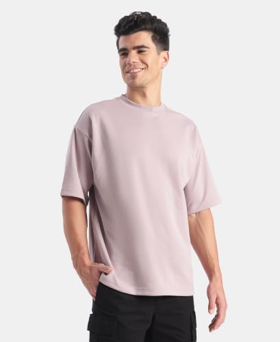 Image of Jockey UM23 Men Super Combed Cotton Blend Oversized T-Shirt with StayFresh Treatment