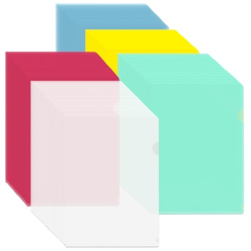 Pochettes A4 en plastique de couleur pour ne plus perdre vos papiers administratifs
