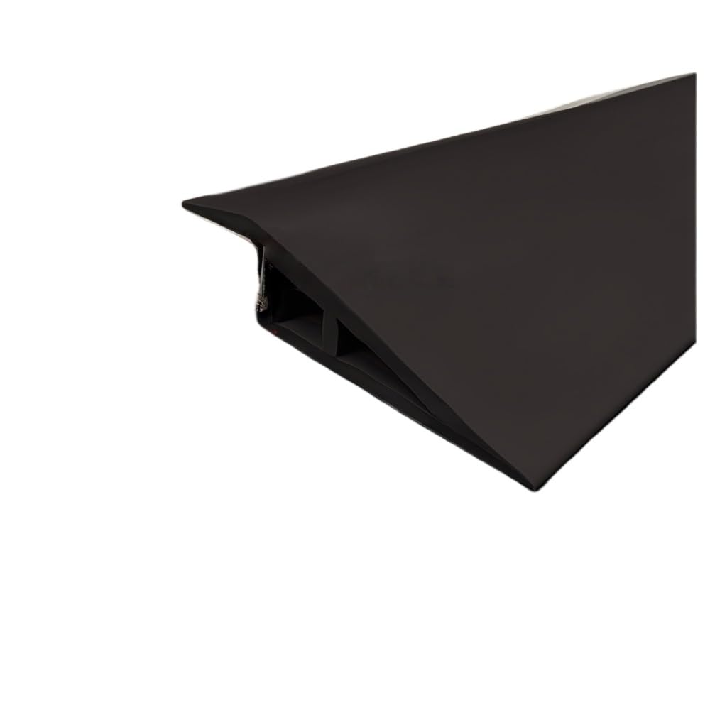 Loacea Carpet Transition Strip 1pc PVC Self Adhesive Floor Transition Strip, 1M/39.37Inch Carpet Edging Doorway Edge Trim Sealing(Black)