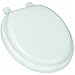 Mayfair 13EC 000 Soft Easily Removes Toilet Seat, 1 Pack Round, White