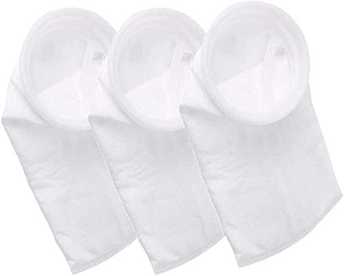 Image of 4 Inch Ring by 15 Inch Long Filter Socks 10 Micron - Aquarium Sump Pond Felt Fabric Filter Bag - 3 Pack (10 Micron)