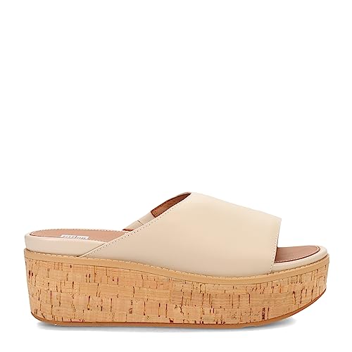 FitFlop Women's Eloise Cork-WRAP Suede Wedge Slides2