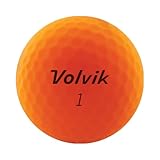 Volvik Vivid Soft Golf Balls (Orange, 3pk) 1 Sleeve, 2025