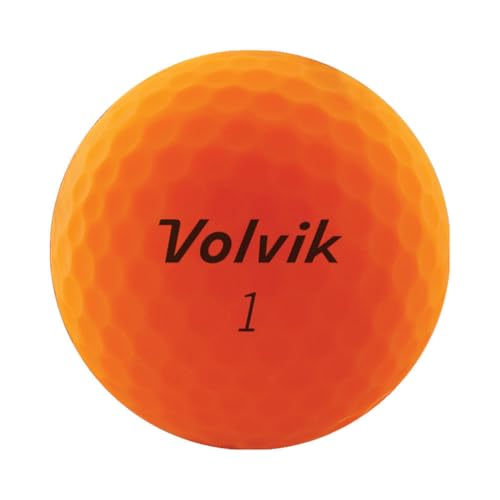Volvik Vivid Soft Golf Balls (Orange, 3pk) 1 Sleeve, 2025