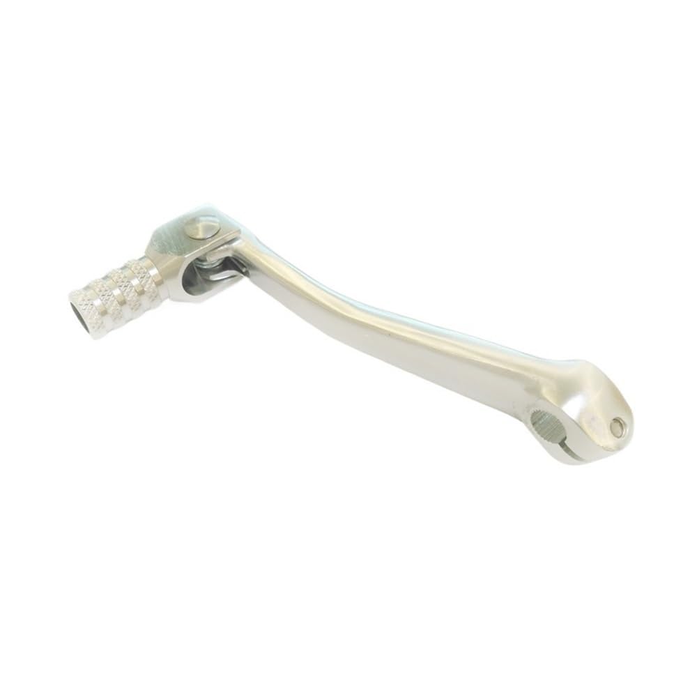 Uuipip Silver Motorcycle Gear Shift Lever Folding Gear Shift Lever For 110/125/140/150/160 For 110Cc-250Cc Foot-Operated Starter Lever Shift Pedal