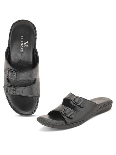 Image of XE Looks Doctor Ortho, Comfortable & Trendy Slippers For Women & Girls | Lightweight, Soft Cushion Footbed for Walking, Working,Good for Knee & Foot Pain