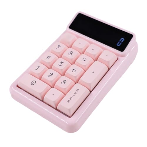 Teclado numérico mecánico de 17 teclas con calculadora NUMPAD de computadora y almohadilla numérica de ahorro de energía