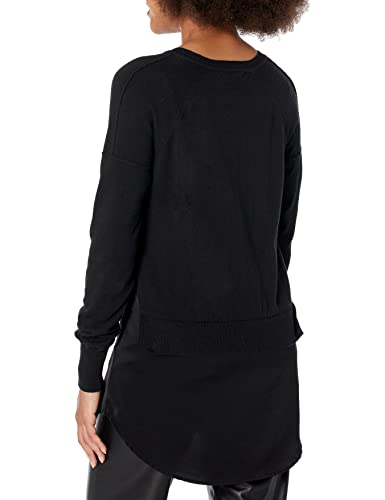Rent The Runway Pre-Loved Black Knit Inset Sweater2