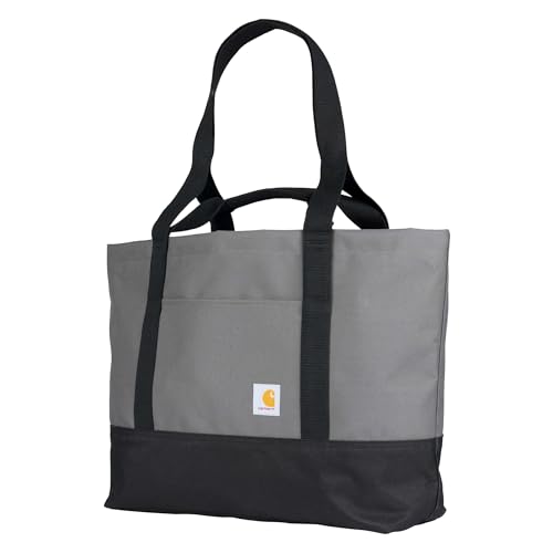 Image of Carhartt Classic Vertical Open Tote Bag, Durable Water Repellent Material W /Hand and Shoulder Straps