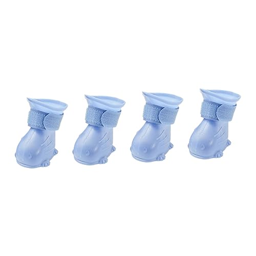GALPADA 4Pcs Dog Boots Slip Rain Shoes for Dogs Durable Puppy Footwear for Outdoor Use Comfortable