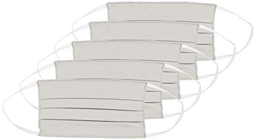 Oscars Apparel Pleated Adult Face Mask Elastic 5 Pack, One size