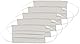 Oscar Apparels Wiederverwendbare Stoffmaske, 100% BCI Baumwolle mit elastischer Schlaufe, Grau, Erwachsene (5er Pack)