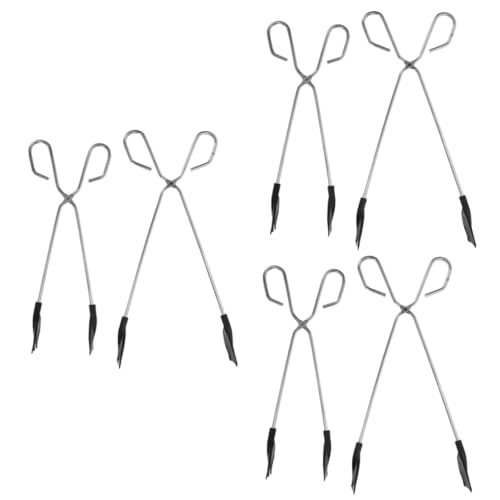 OUNONA 3sets Sturdy Trash Pickup Clip Grabber Tool for Outdoor Indoor Litter Picker Waste Paper Clamp for Park 2pcs*3