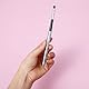 2 Stück Doppelendiger Lippenpinsel lippenstift pinsel Lip Liner Konturpinsel Einziehbare Lippen Makeup Pinsel lippenbürste Lippenstift Applikator für Lippenapplikator Concealer Werkzeug Silber Gold