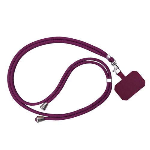 Ceinture mobile, pour téléphone portable | Support téléphonique transversal réglable pour téléphone portable, téléphone portable universel, Wine Red, Fare riferimento alla descrizione
