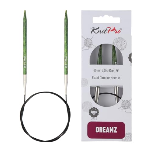 KnitPro Dreamz Fixed Circular Needles 24\" (60cm) | US Size 9 (5.5mm)