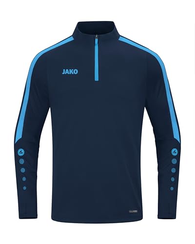 Veste JAKO alimentation zippée sur le dessus pour running bleu S