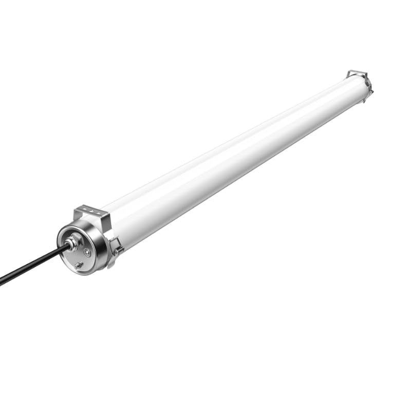 SILAMP - Regleta LED impermeable de 150 cm, 60 W, IP69 K, 5 años, color blanco frío, 6000 K, 8000 K