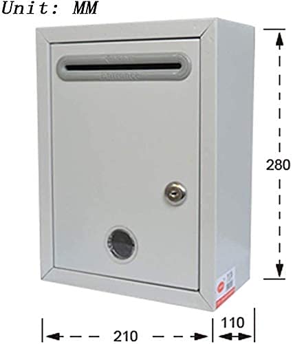 Boîte aux lettres murale grand volume 924 de dépôt colis