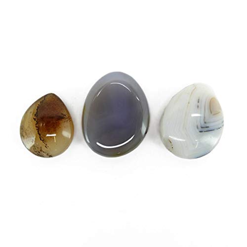 Piedra Cabujón de Agata Dendrítica Minerales y Cristales, Belleza Energética, Meditacion, Amuletos Espirituales