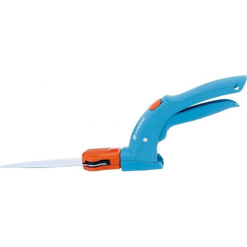 Gardena Ciseaux d'herbe classiques, rotatif: redresseur mécanique montée avec coupe droite, bord de coupe rotatif à 360 °, poignée ergonomique, adaptée aux personnes à gauche et à droite (8731-30)