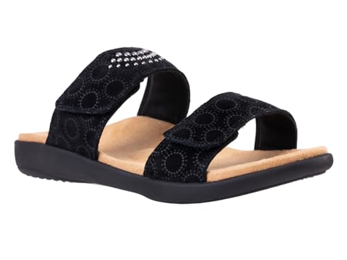 REVITALIGN Women's Mirage Slide, Black, 5.5