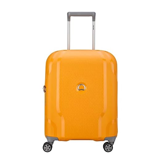 Delsey, Equipaje-Maletas, 57 cm, 50 Litros, Amarillo