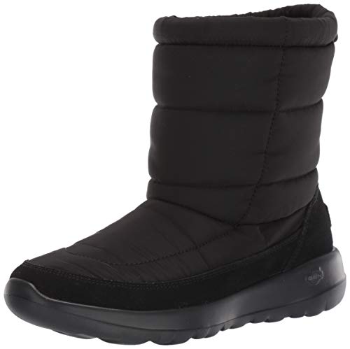 Skechers Women's ON-The-GO Joy-Stay Cozy Snow Boot, Black, 11 M US