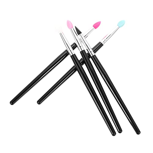 VALICLUD 5Pcs Silicone Eyeshadow Brush Lipstick Applicator for Precise Makeup for Home and Salon Use present for Women Birthdays and Special Occasions