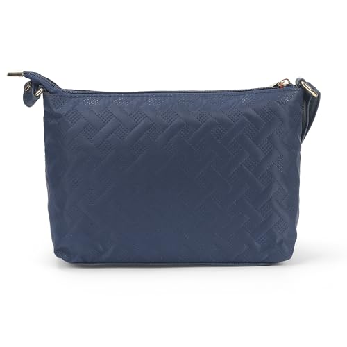 Image of Metro Women Casual Fabric Soft Body Zipper closure Quilted Sling Bag