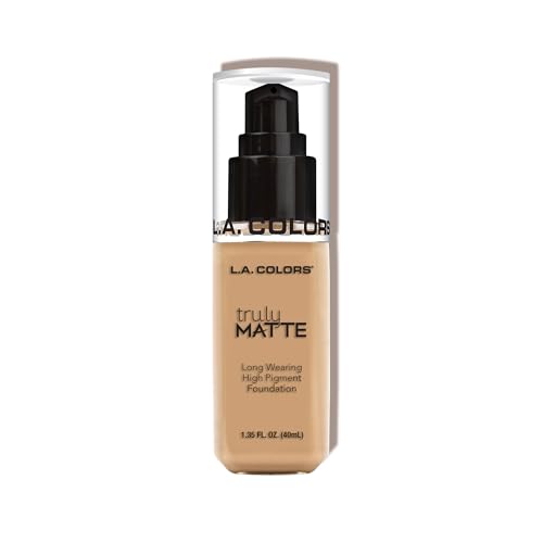 L.A. COLORS Truly Matte Foundation, Natural CLM352