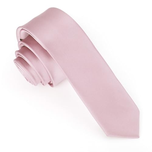 Image of Skinny Tie Men Women 2 inch (5CM) Slim Necktie Solid Thin Ties Formal