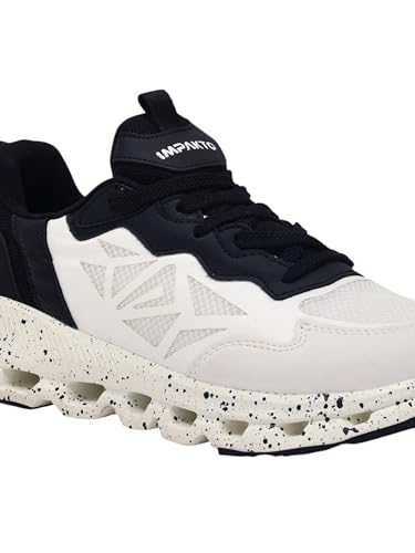Image of Impakto QuantumLeap Men Running Shoes | Lightweight & Breathable Shoes for Training & Travel | Bouncy Heel Sole for Comfort | Anti - Skid Sole for Ground Traction