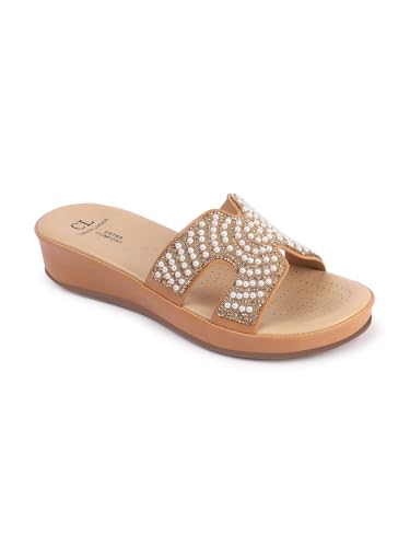 Image of Carlton London Women Comfortable Fashion Sandal for Daily use, Office use, Casual use