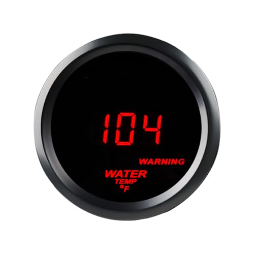 Jovbex Car 2\" 52mm Digital Water Temp Thermometer Meter Kit DC12V Water Temperature Gauge 104-300â„‰ Sensor for Truck Vehicle Automotive Motorcycle Truck Boat RV