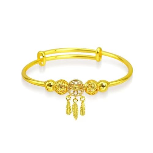 Golden Guardian Dreamcatcher Bracelet