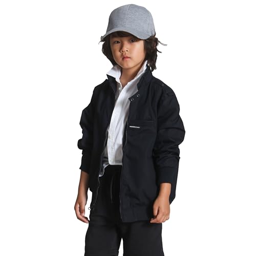 Members Only Kids Iconic Racer, Unisex Bomber Jacket3