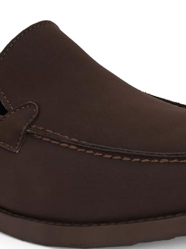 Image of MACTREE Suede Penny Loafers for Men