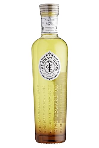 Berry Bros. & Rudd The Kings Ginger Liqueur 50cl 29.9% ABV made with ginger and a twist of lemon award-winning spirit and cocktail mixer Royal Warrant Liqueur
