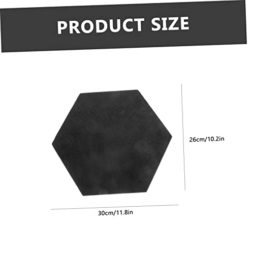 Paneles acústicos Hemoton 2 piezas para absorción de sonido, material de alta densidad para insonorización, tableros hexagonales para decoración de hogar y oficina miniatura 2