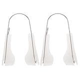 HOMSFOU Clip para Levantar la Nariz de Silicona 2 Piezas, Corrector Nasal Cómodo E Indoloro para Moldear Puente Nasal y Reducir Fosas Nasales, Herramienta Práctica para Cuidado Facial