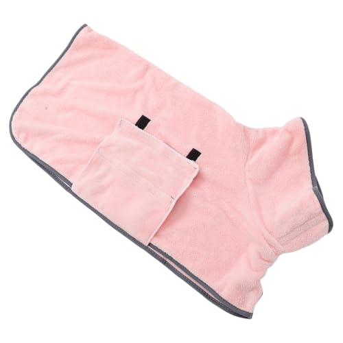 HANABASS ペットバスタオル 吸収性の犬用バスローブ 高速乾燥犬のバスロー
