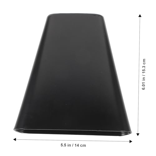 6 Inch Metal Cowbell with Wooden Stick Percussion Cow Bells Noise Maker for Kids Musical Instrument Accessories for Drum Set and Early Education