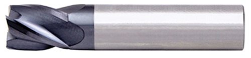 Image of Alfa Tools SCS60649AL 3 /8 4 Flute Single End Center Cutting AlTiN Carbide Stub End Mill Made In USA,