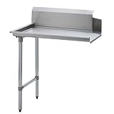 Fenix Sol Stainless Steel Commercial Kitchen Clean Dish Table, Left Side, 30" W x 26" L x 44" H, Sta