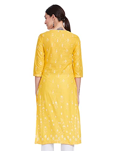 Image of BIBA Women's Cotton Straight Kurta
